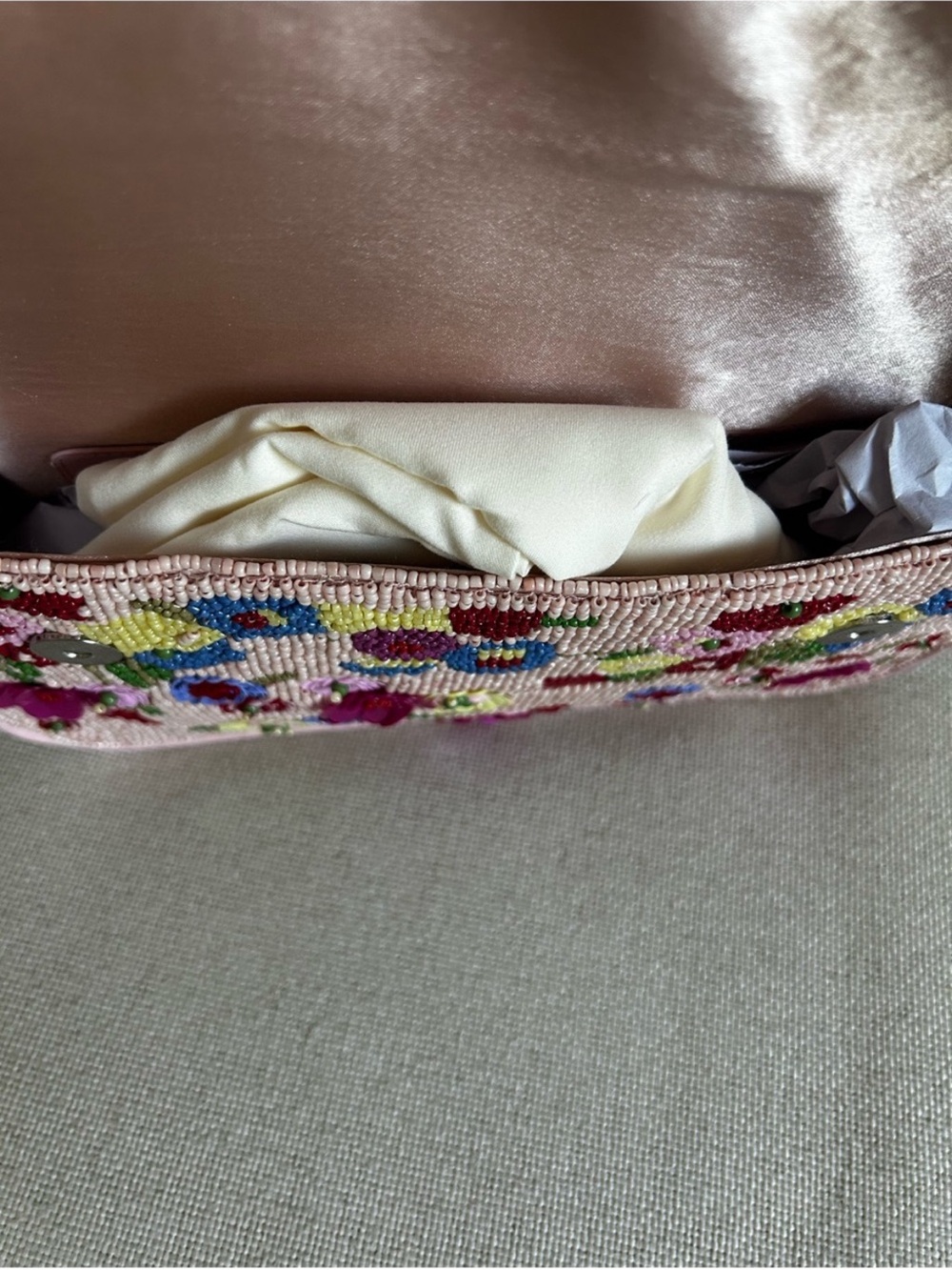NWT • STAUD wallflowers beaded bag - Picture 4 of 11